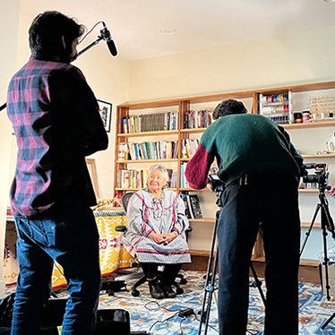 Frieda Jacques documentary filming