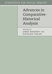 Cover of the book Advances in Comparative-Historical Analysis