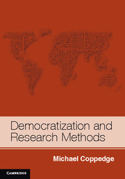 Cover of the book Democratization and Research Methods