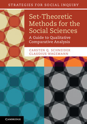 Cover of the book Set-Theoretic Methods for the Social Sciences