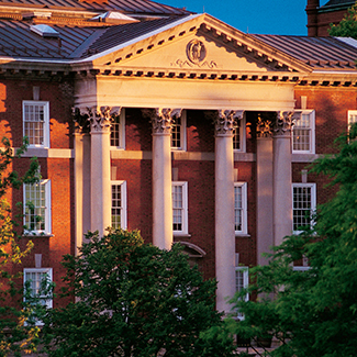 Maxwell Hall exterior columns