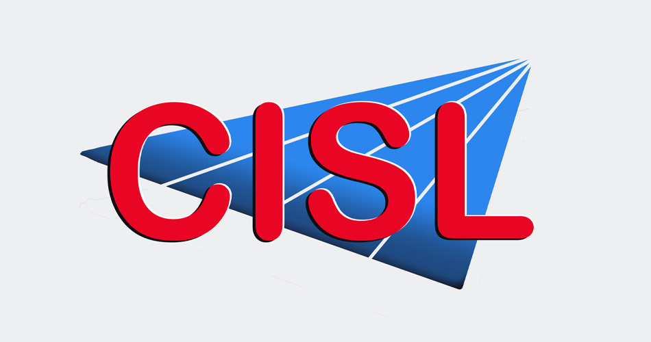 The image features the acronym "CISL" in bold red letters, overlaying a stylized blue pathway that narrows towards the horizon, set against a light gray background.