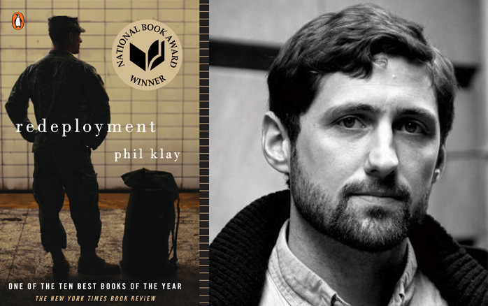 Phil Klay headshot and book cover