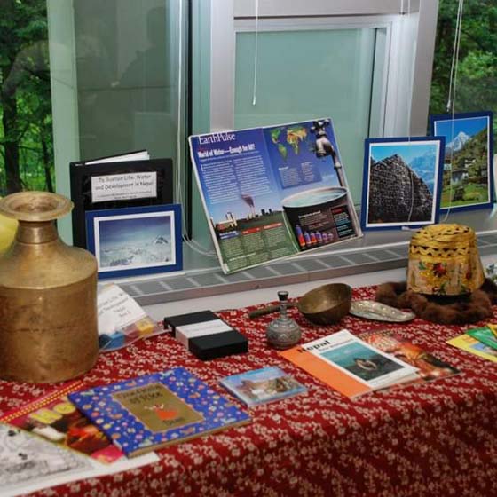 International Studies Summer Institute table display