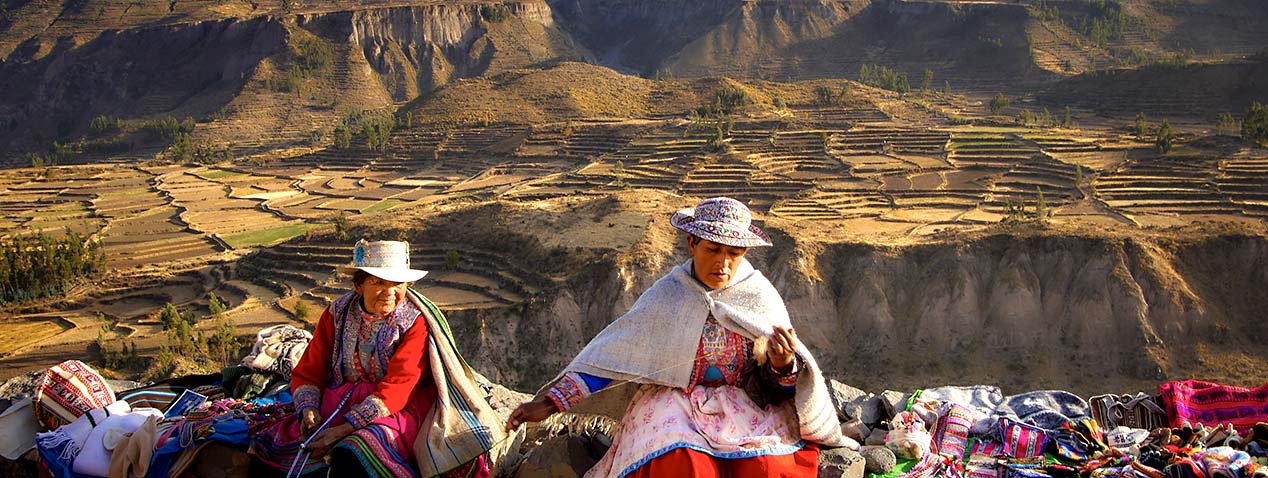 Chivay women Colca Canyon, Peru