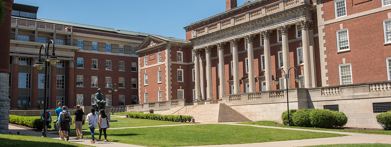 Maxwell School courtyard