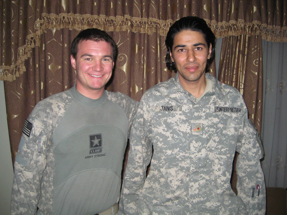 Two men in Army uniforms