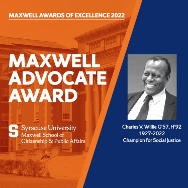Maxwell Alumni Awards_Charles Willie