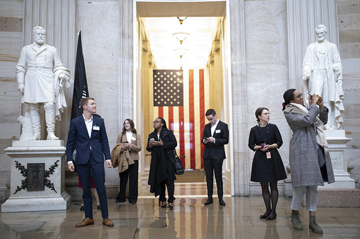 newhouse-students-at-us-capitol-march-2022