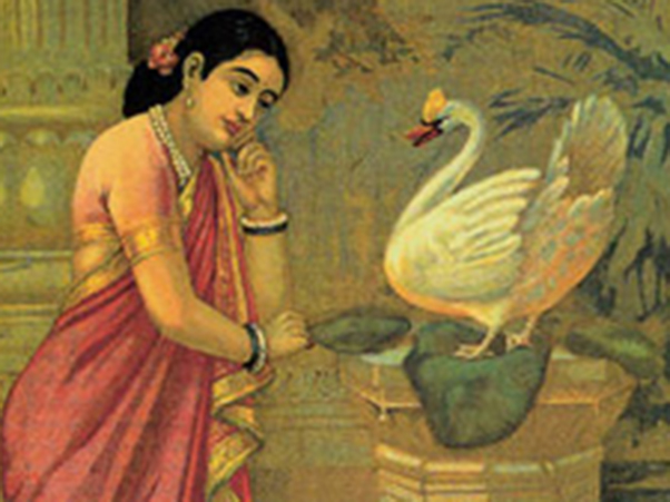 Damayanti and the Swan