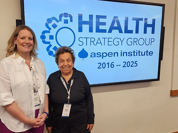 Shannon Monnat and Donna Shalala