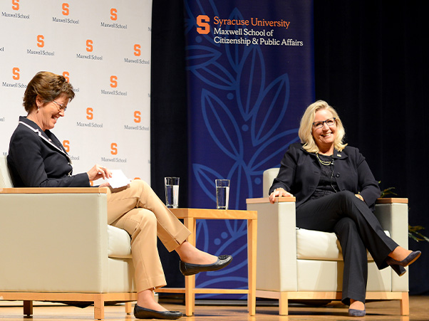 Provost Ritter and Congresswoman Cheney