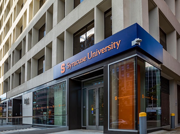 Photo of Syracuse University's building in Washington, DC